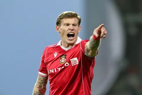 Wrexham's James McClean. Pic. Alamy