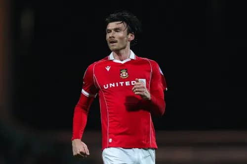 Kieffer Moore of Wrexham. Pic. Alamy