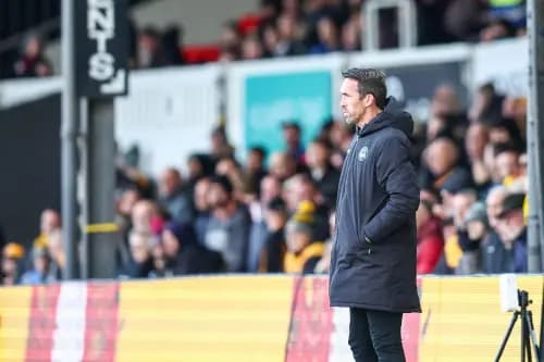 Christian Fuchs, manager of Newport County. Pic. Alamy