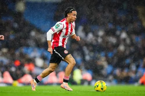 New Swansea City signing Gustavo Nunes in action for Brentford. Pic: Alamy