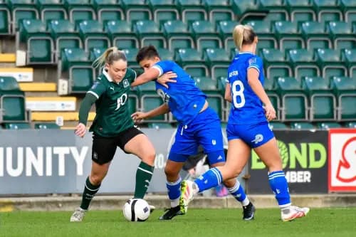 Uncapped Phoebie Poole of Plymouth Argyle is a new face in the Wales squad. Pic: Alamy.