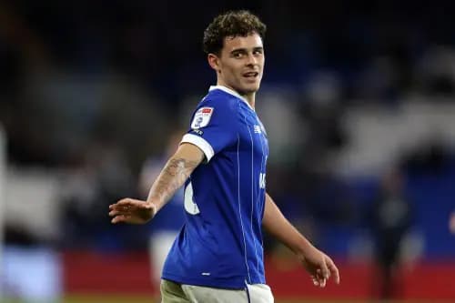 Alex Robertson of Cardiff city. Pic. Alamy