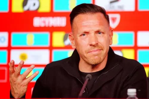 Wales manager Craig Bellamy. Pic. Alamy