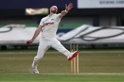 Glamorgan's James Harris. Pic. Alamy