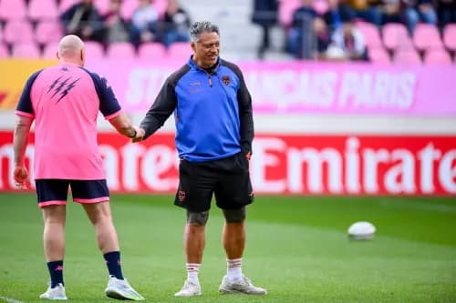Coach Filo Tiatia of Dragons RFC. Pic. Alamy