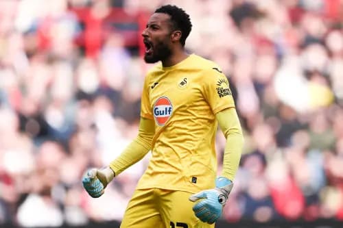 Lawrence Vigouroux of Swansea City. Pic. Alamy